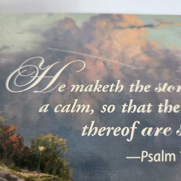 Vtg Thomas Kinkade Nesting Boxes Set Painter Of Light Amcal Scripture Lighthouse - Picture 10 of 14